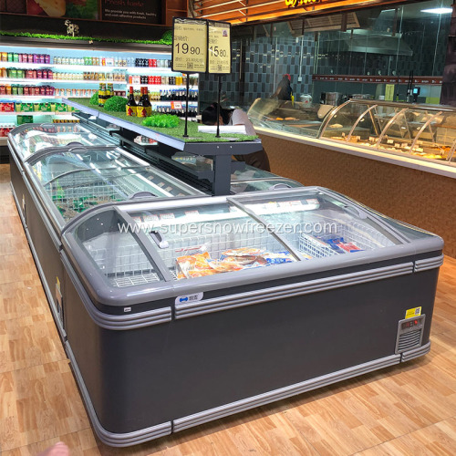 commercial deep fridge for supermarket